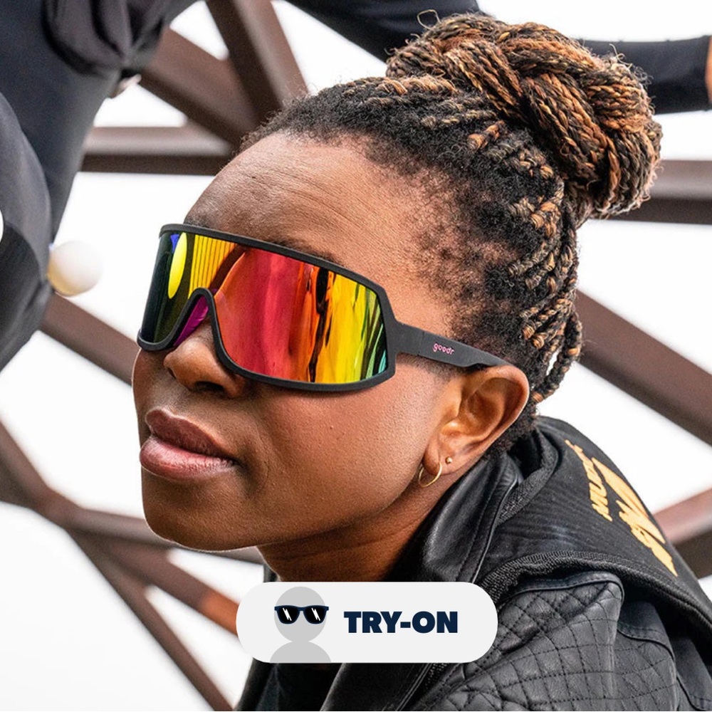 goodr “I do my own stunts” running glasses
